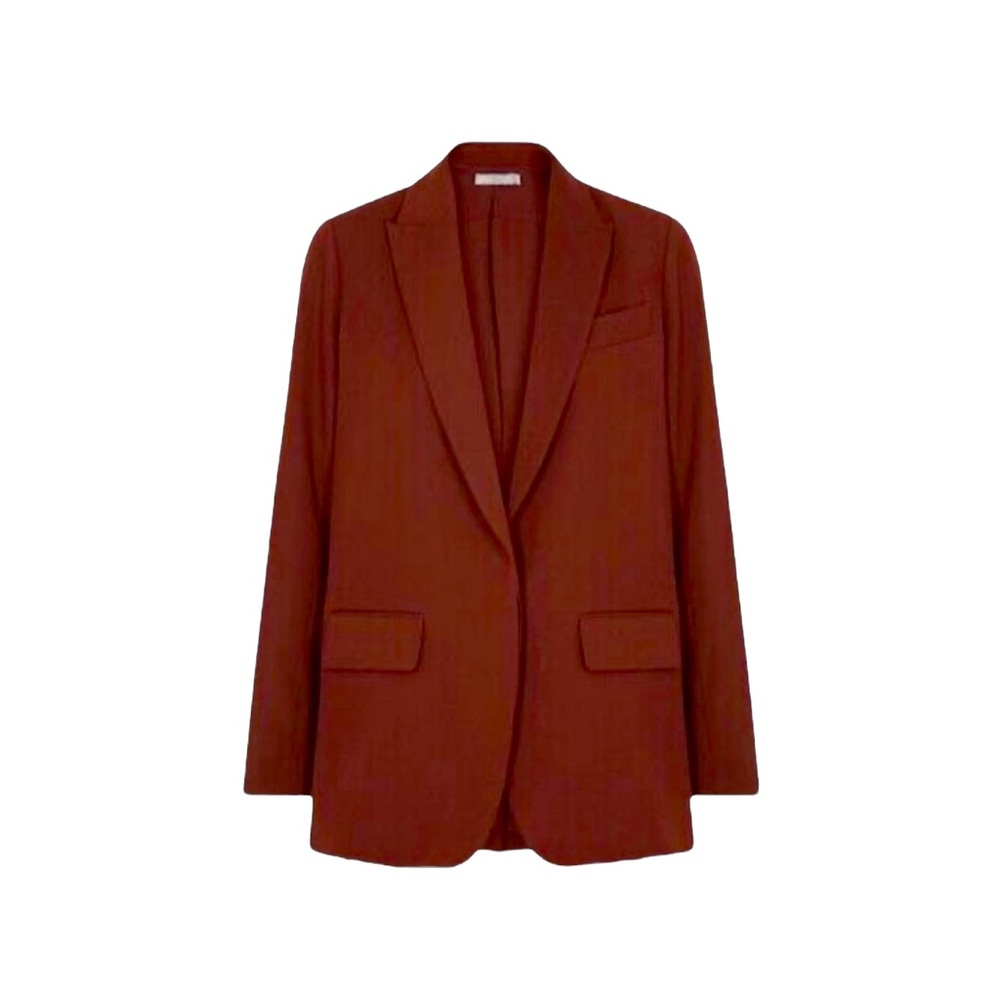 𝐕𝐈𝐍𝐂𝐄 Boyfriend blazer in burgundy